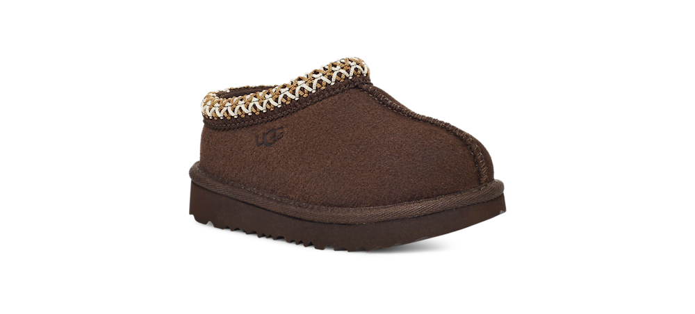 Toddler Suede Slip-On Slipper - Black