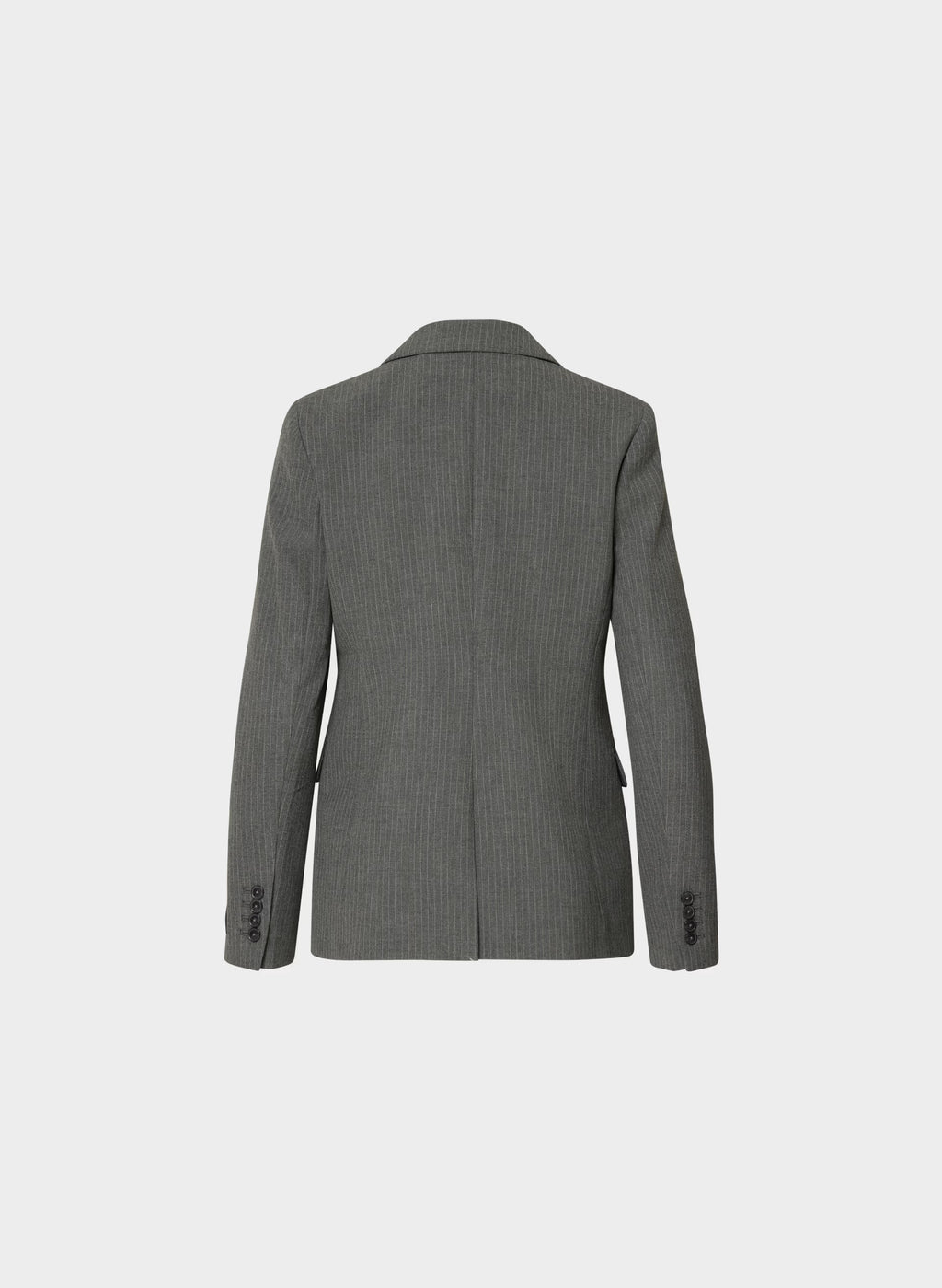 Single-Breasted Stretch Blazer - Check
