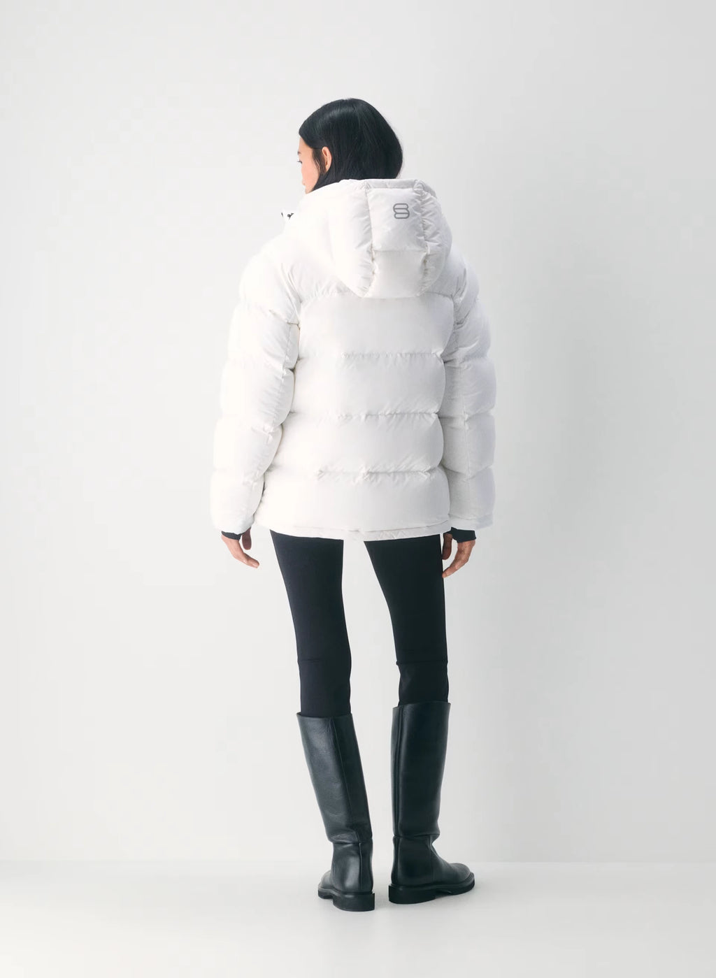 Long Down Puffer Jacket - Blue