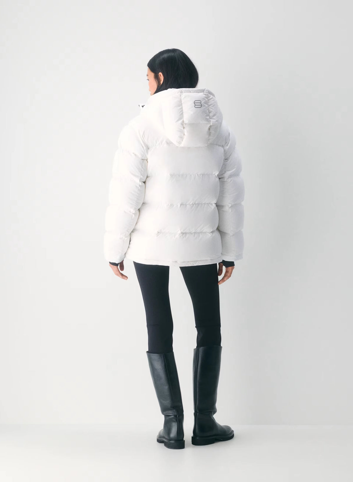 Long Down Puffer Jacket - Blue