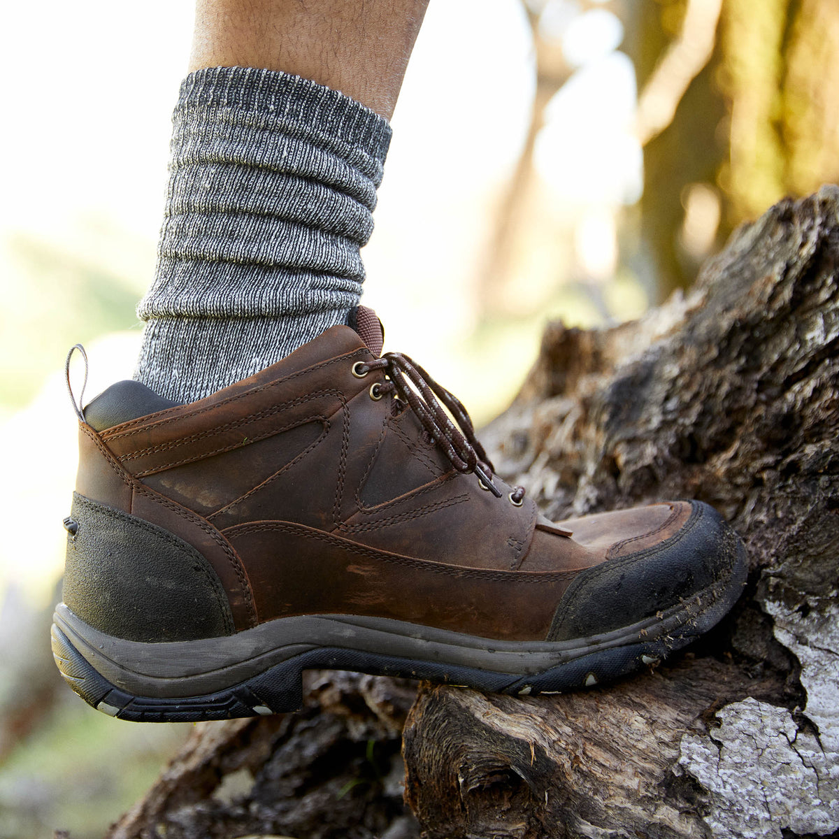 Waterproof Lace-Up Trail Riding Boot - Copper