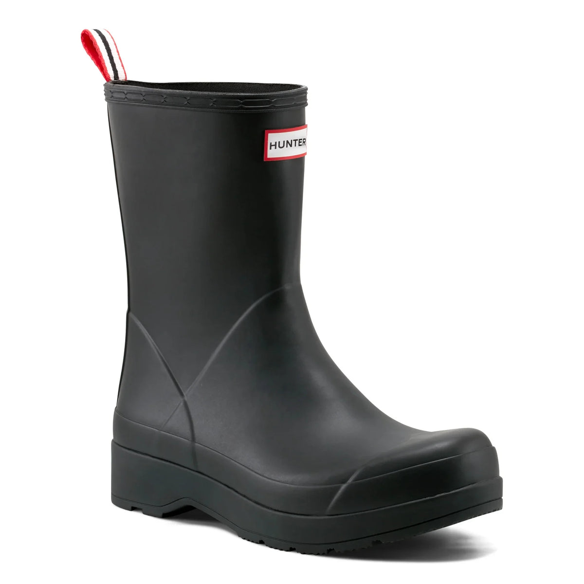Men's Mid-Calf Rubber Rain Boots - Black