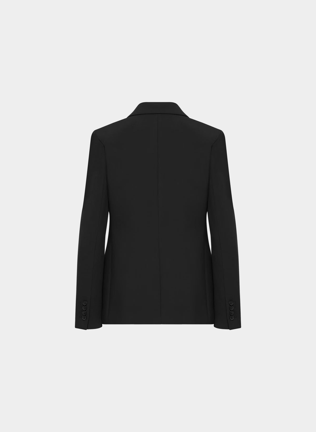 Single-Breasted Stretch Blazer - Check