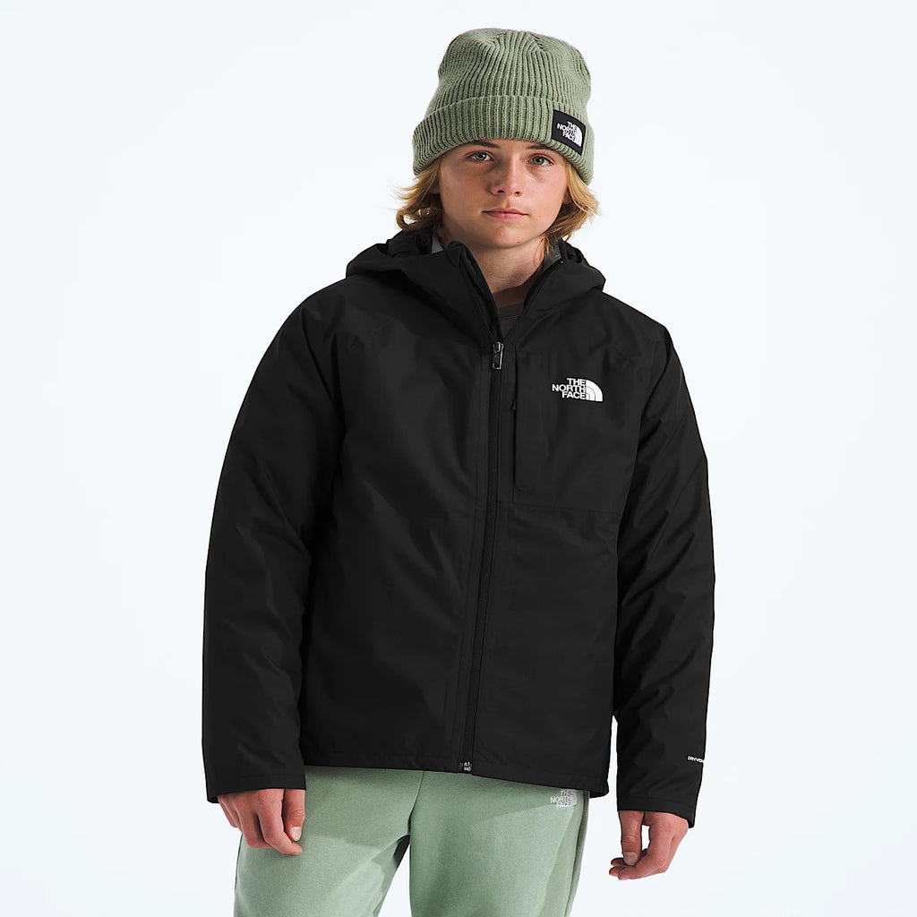 Kids' 4-in-1 Hooded Jacket - Black