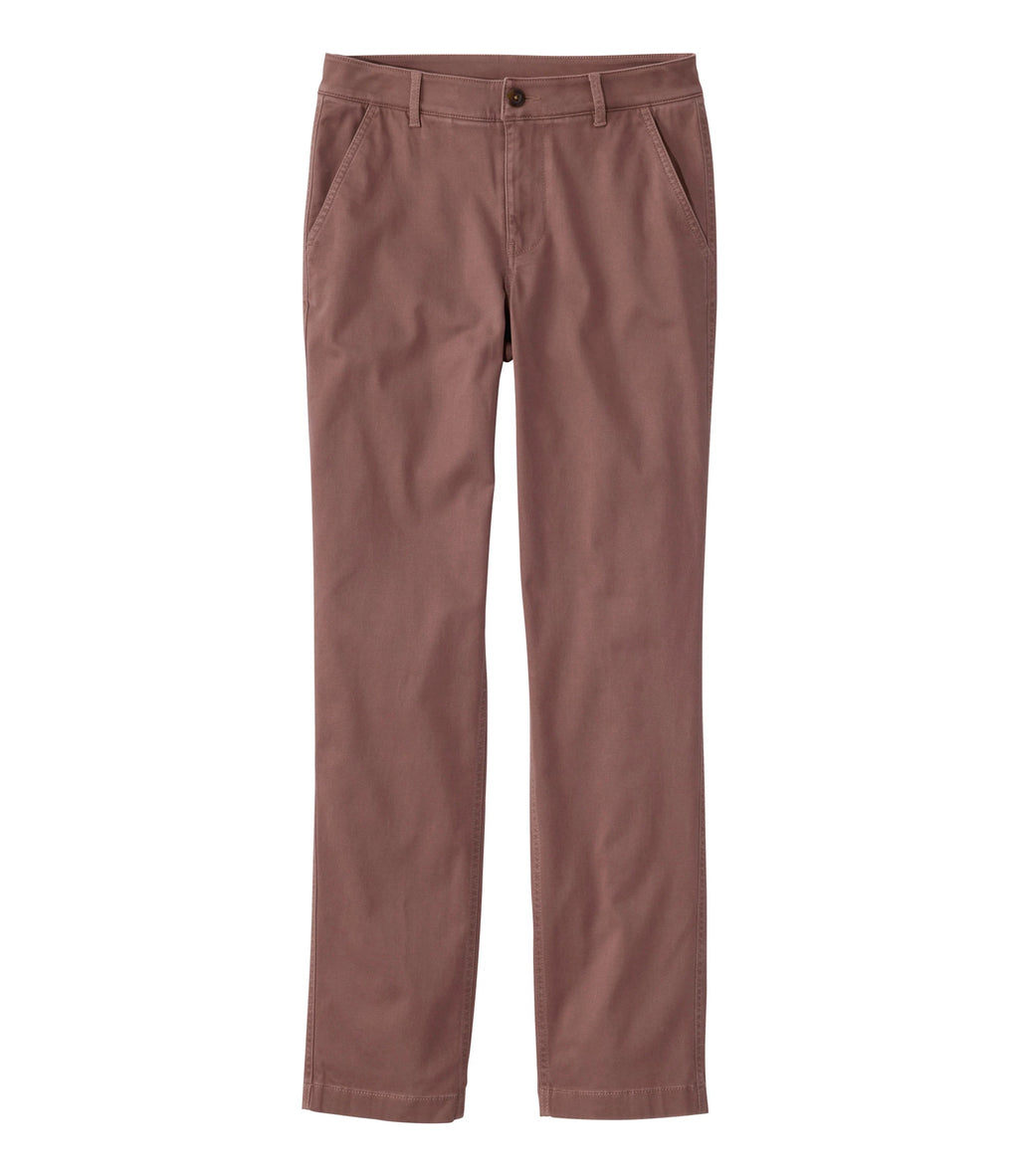 Women's Stretch Straight-Leg Chino Pants - Stone