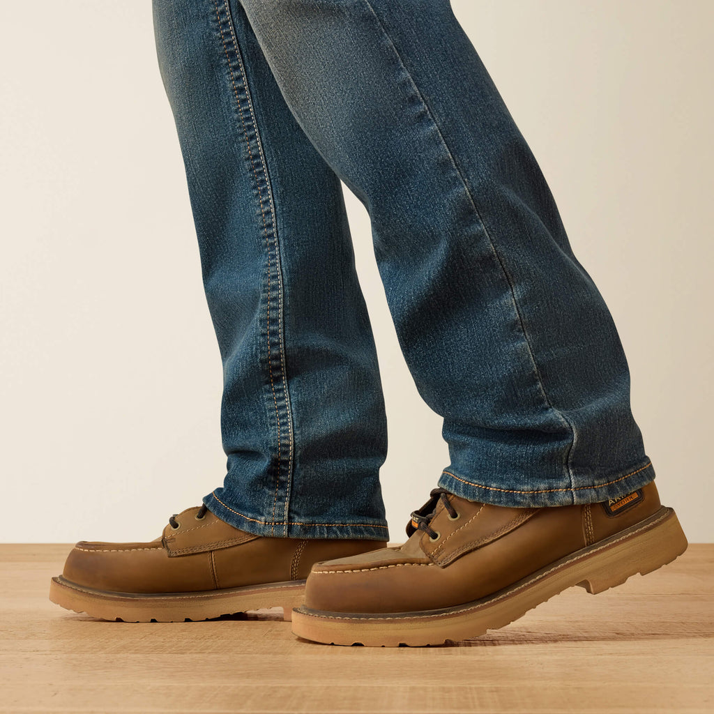 Men's Straight Stretch Work Jeans - Black