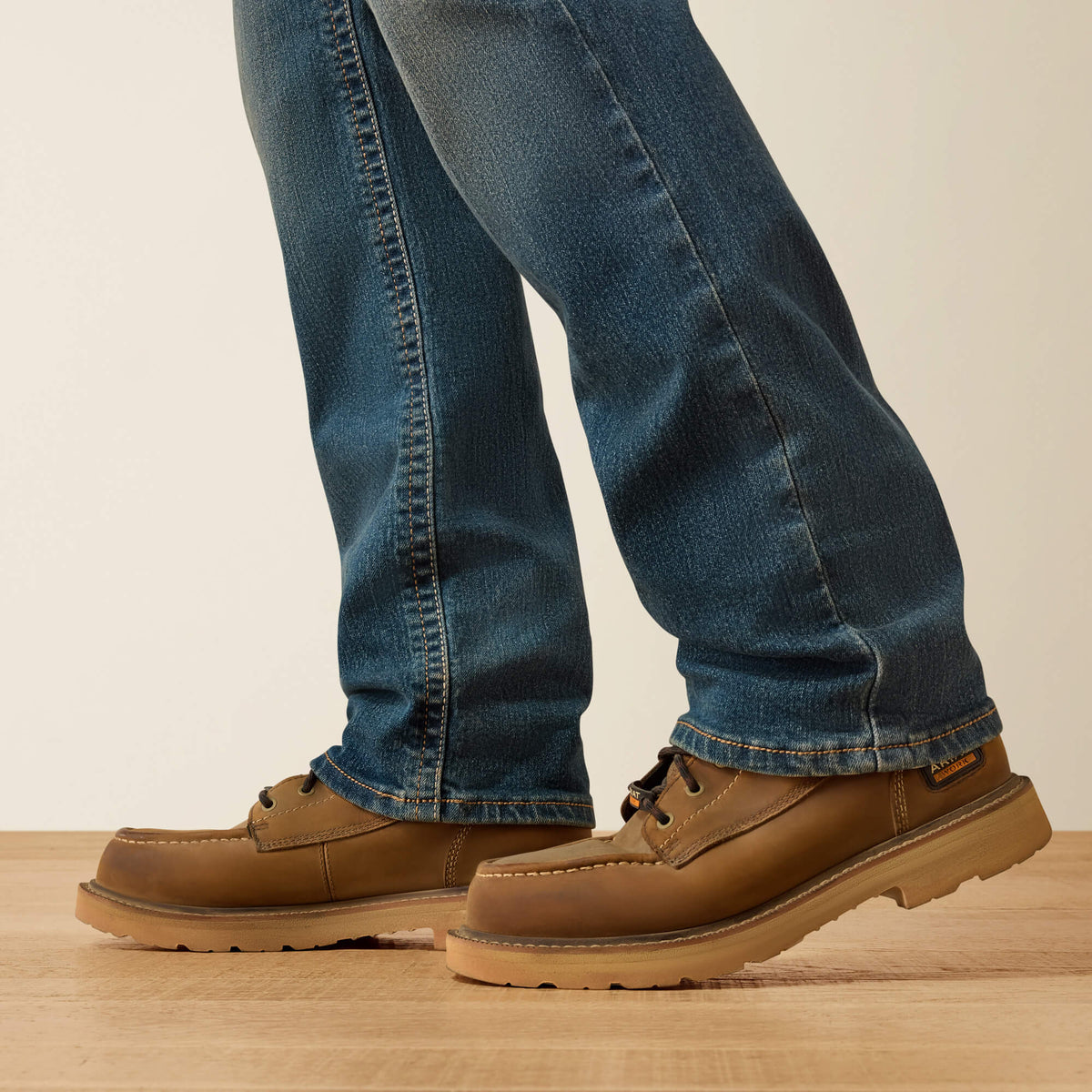 Men's Straight Stretch Work Jeans - Black