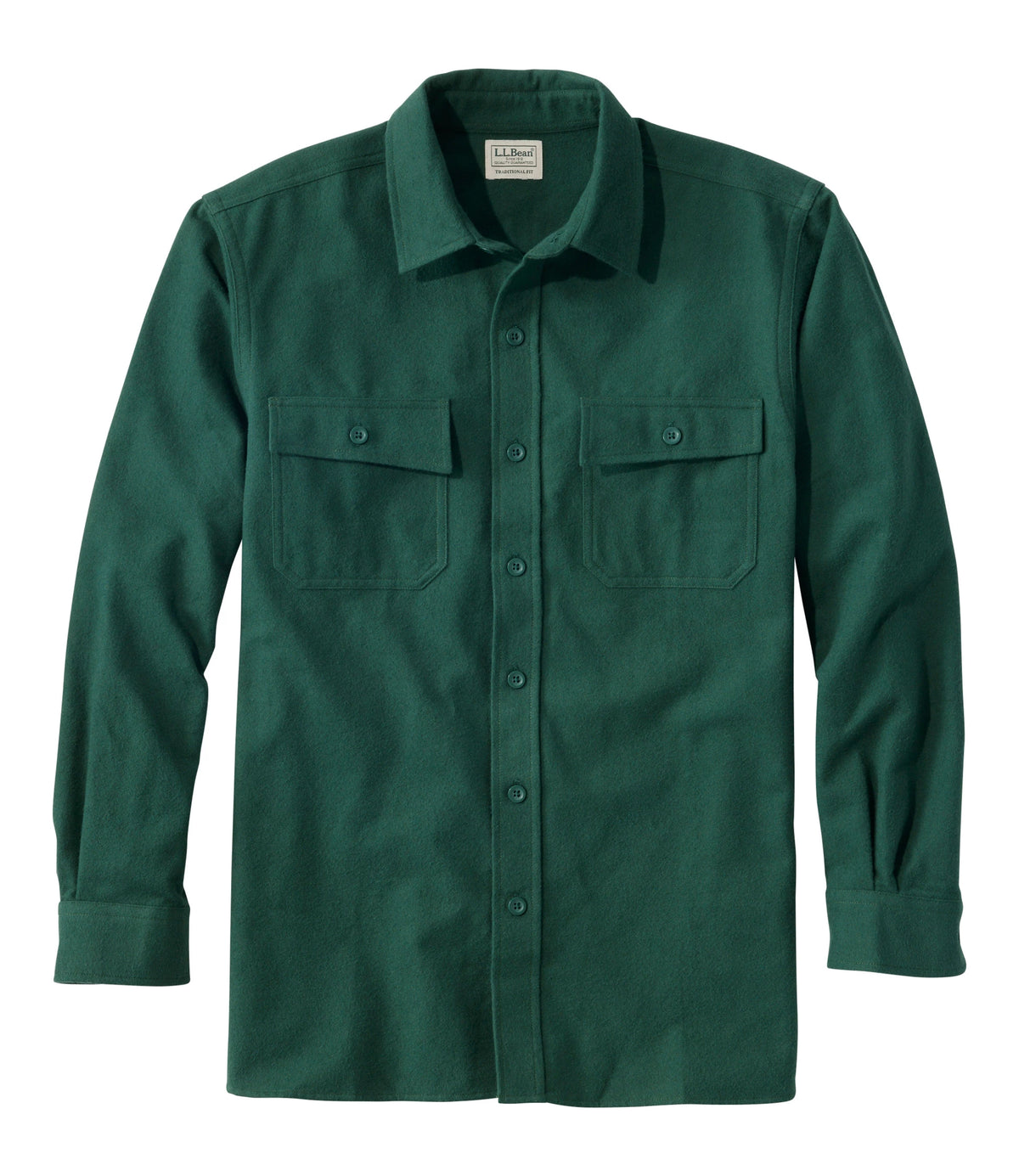 Men's Heavyweight Flannel Button-Up Shirt - Gray