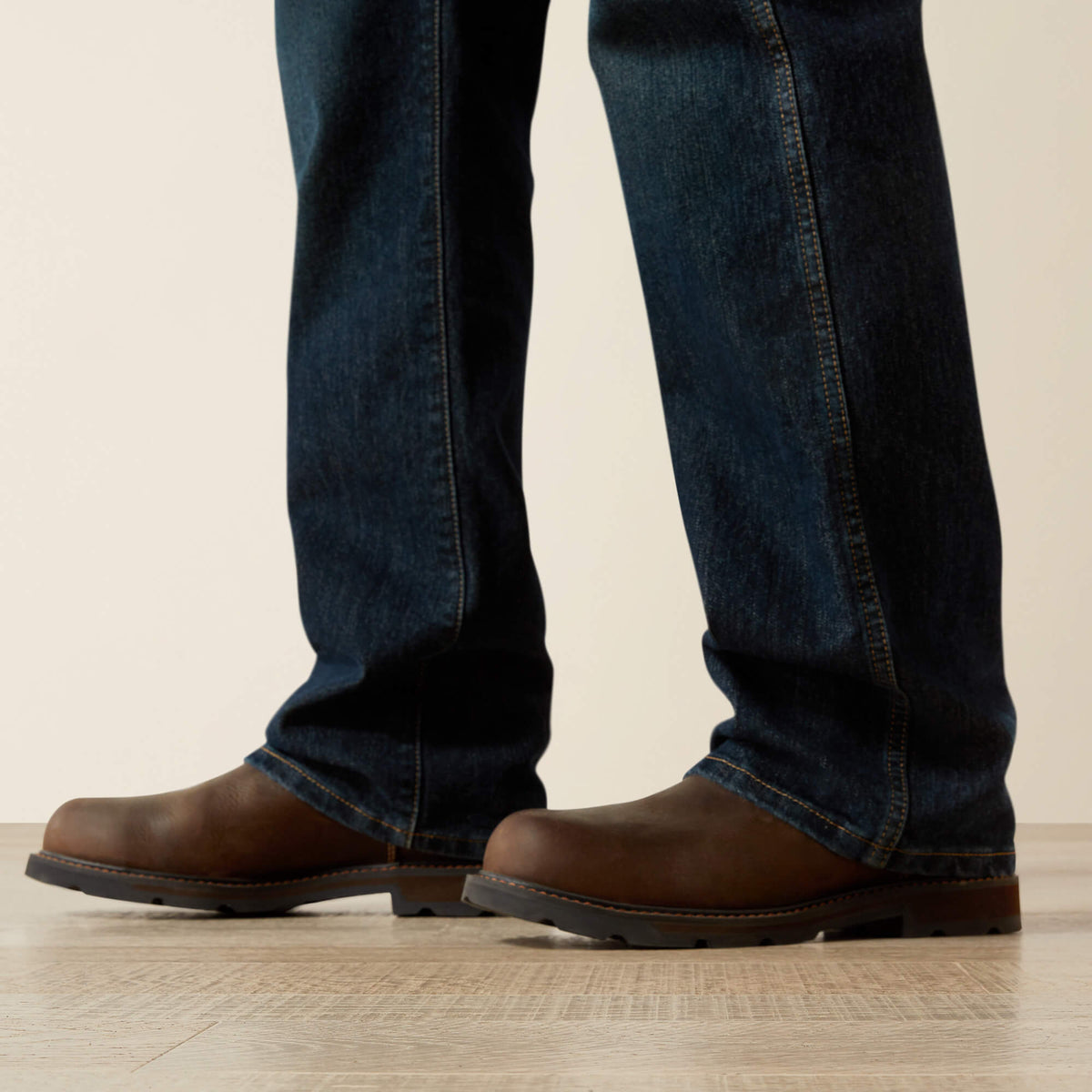 Men's Straight Stretch Work Jeans - Black