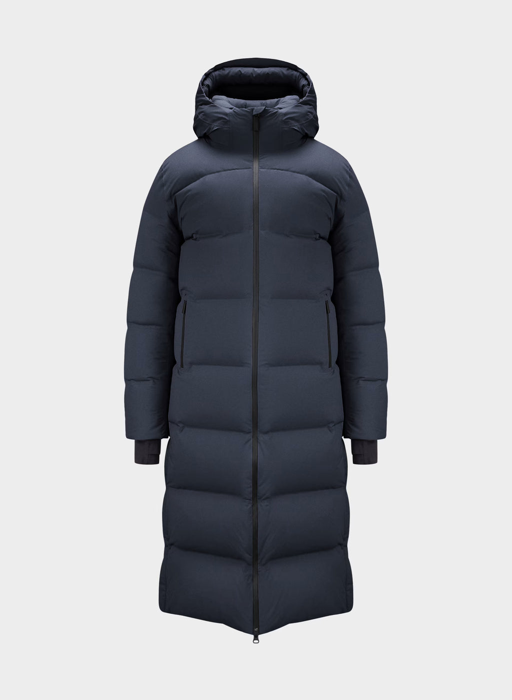 Waterproof Long Down Puffer Coat - Gray