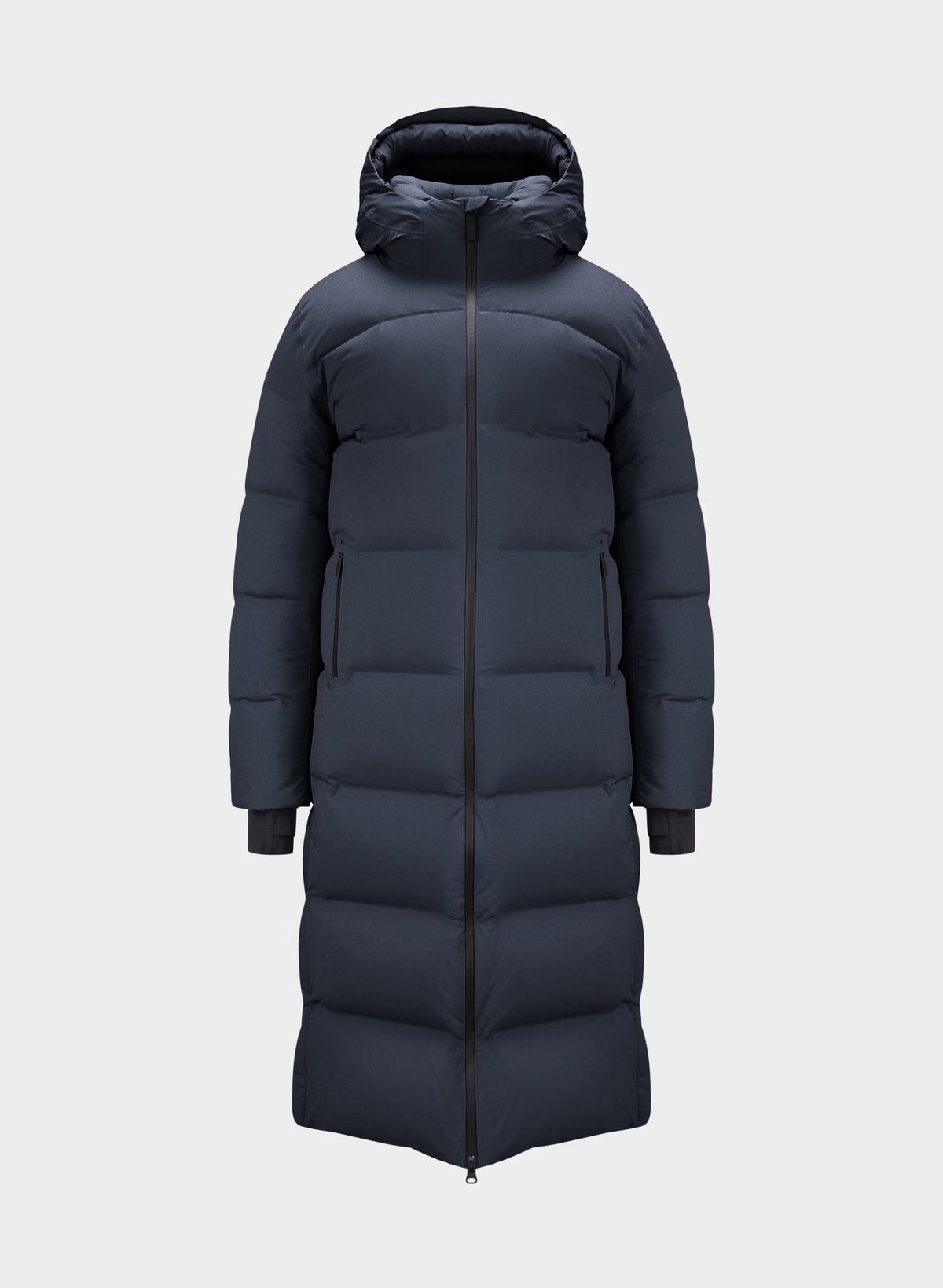 Waterproof Long Down Puffer Coat - Gray