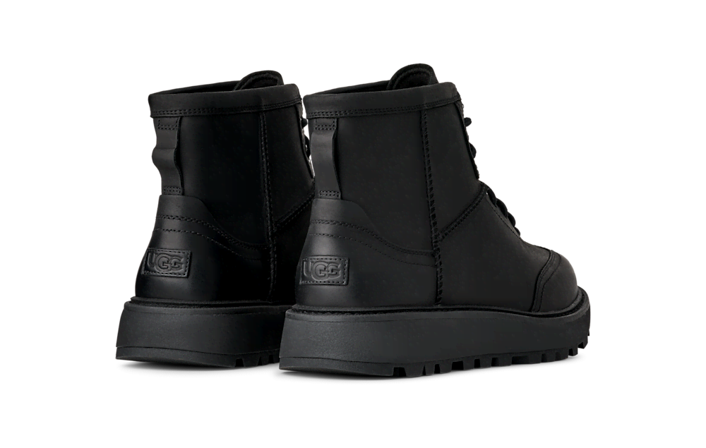 Men's Waterproof Leather Lace-Up Boot - Brown