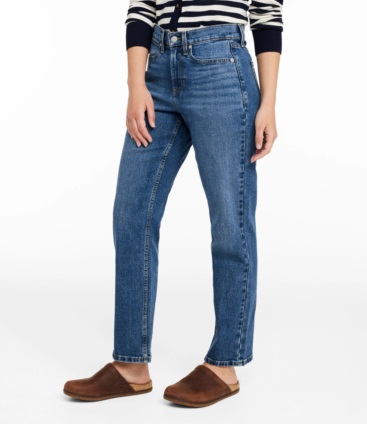 Women's High-Rise Stovepipe Ankle Jeans - Faded Indigo