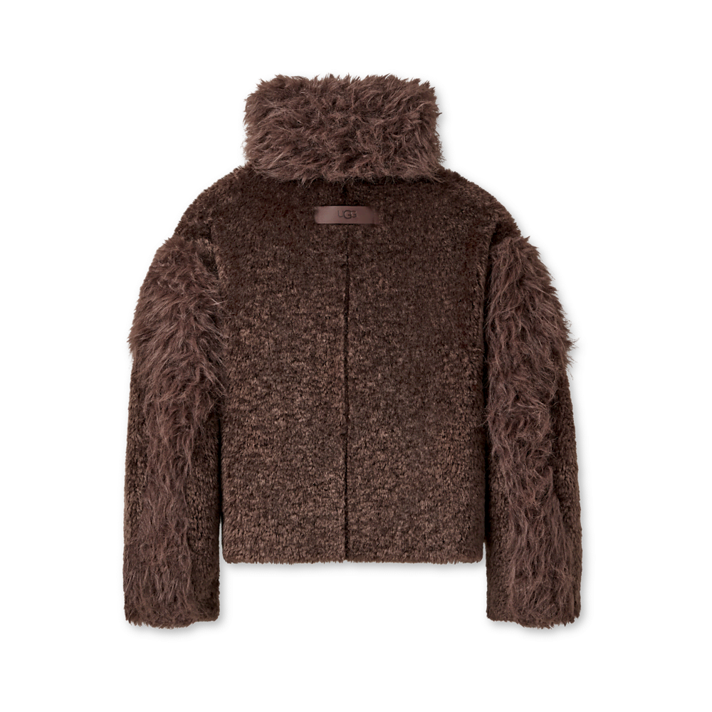 Women's Oversized Shag Faux Fur Jacket