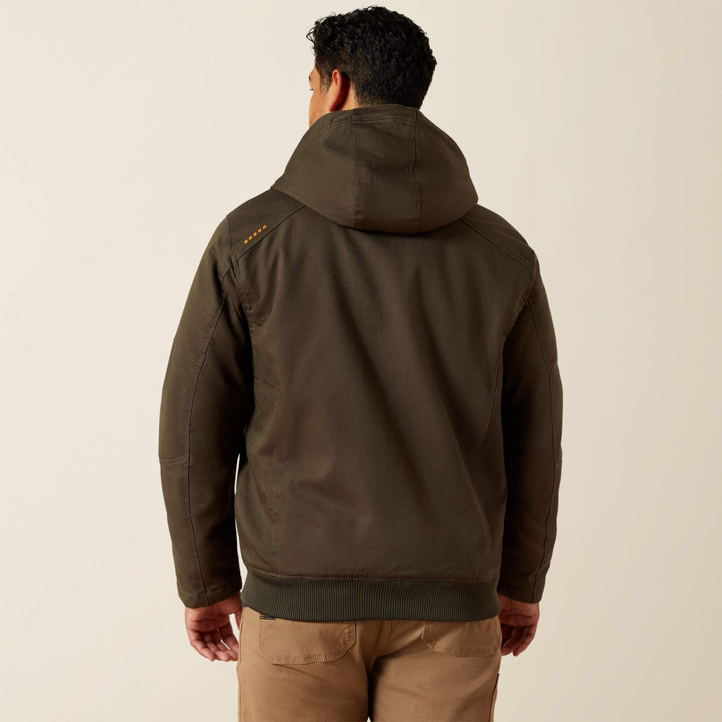 Men's Water-Repellent Sherpa-Lined Work Jacket