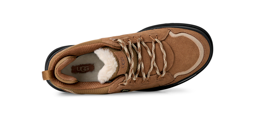 Men's Waterproof Suede Hiking Sneakers - Chestnut