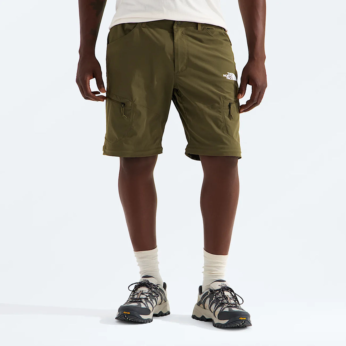 Men's Tapered Convertible Pants - Taupe