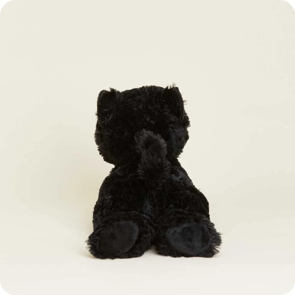 Microwavable Weighted Black Cat Plush