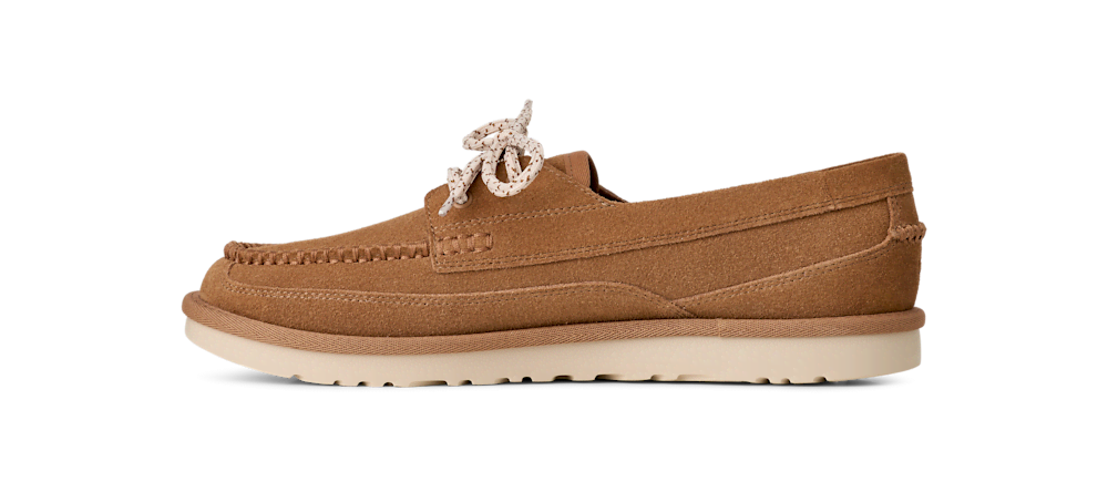 Men's Suede Boat Shoe - Sand