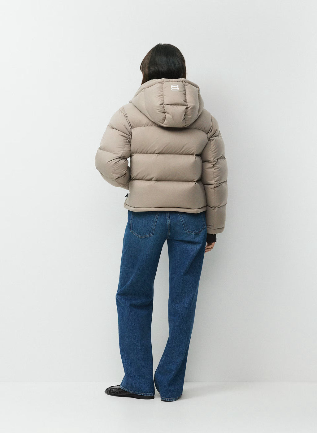 Short Down Puffer Jacket - Blue