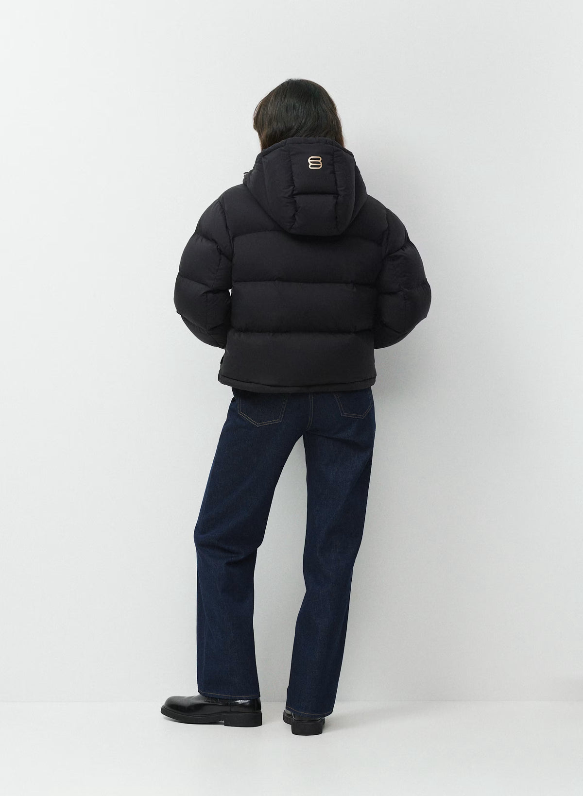 Short Down Puffer Jacket - Blue