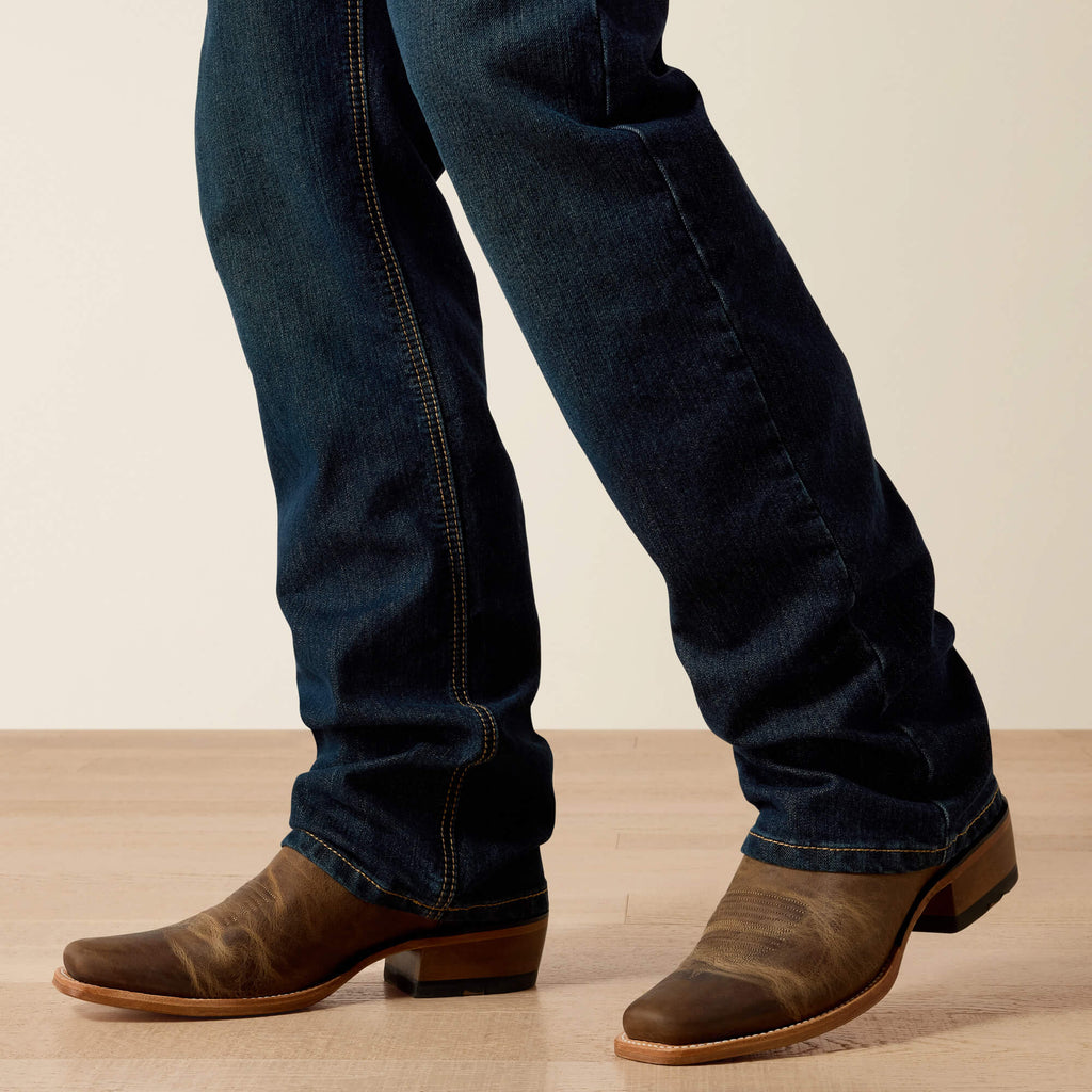 Men's Relaxed Bootcut Jeans - Black