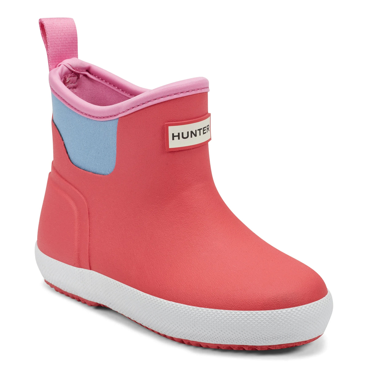 Kids' Waterproof Pull-On Rain Boots - Light Red