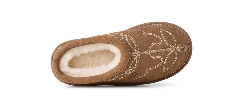 Kids' Suede Slip-On Slipper - Dusty Orchid