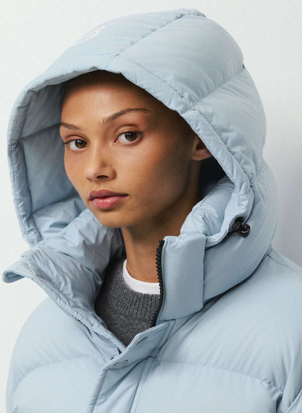 Short Down Puffer Jacket - Blue