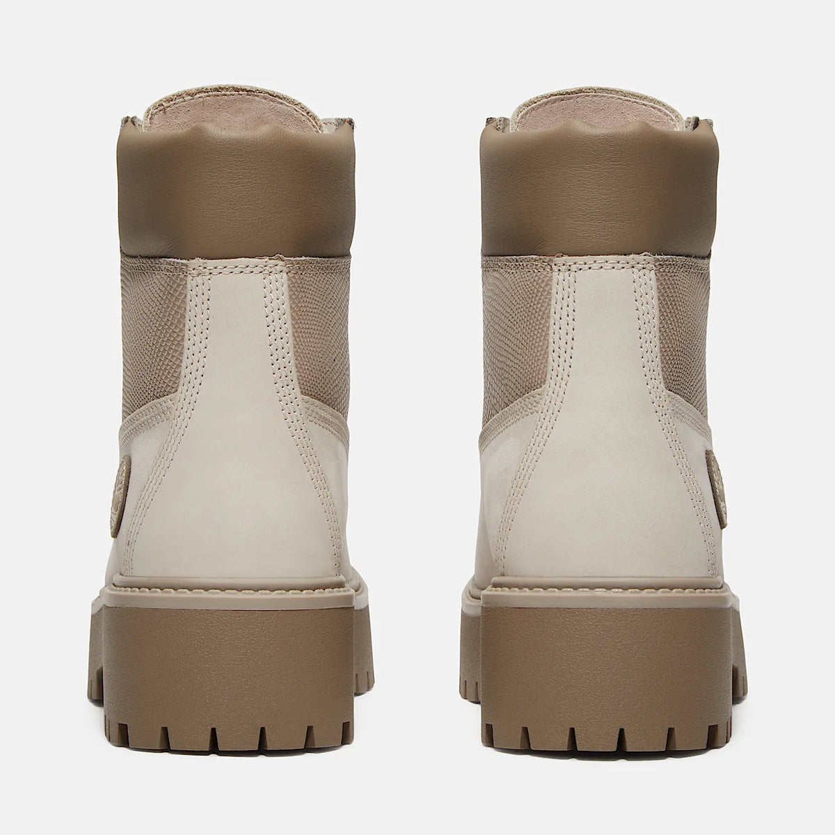 Women's Snake Print Waterproof Platform Boot