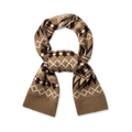 Women's Fair Isle Knit Scarf