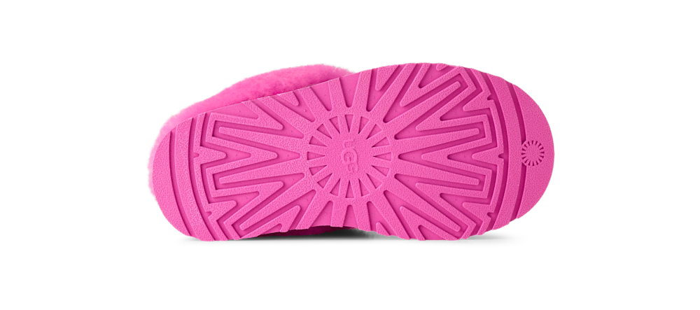 Kids' Suede Platform Slippers - Sand