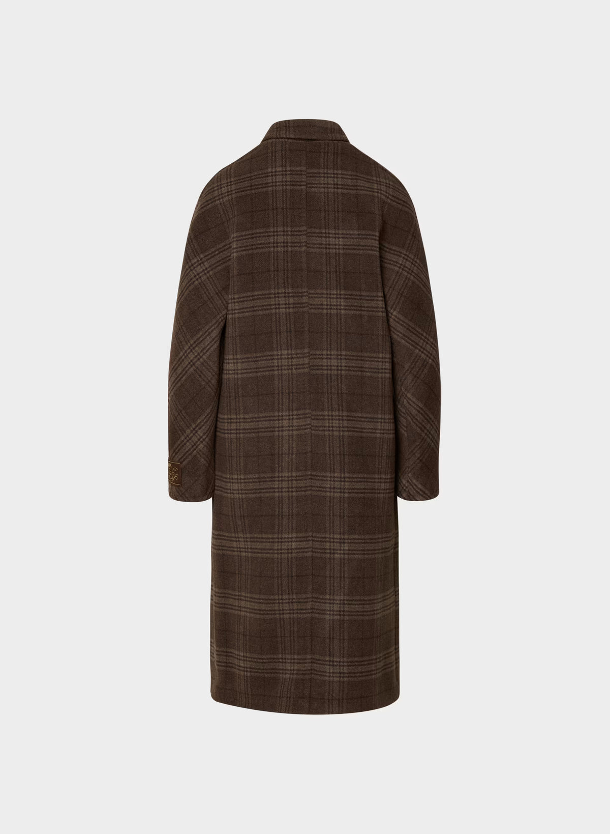 Double-Breasted Wool Cashmere Coat - Herringbone