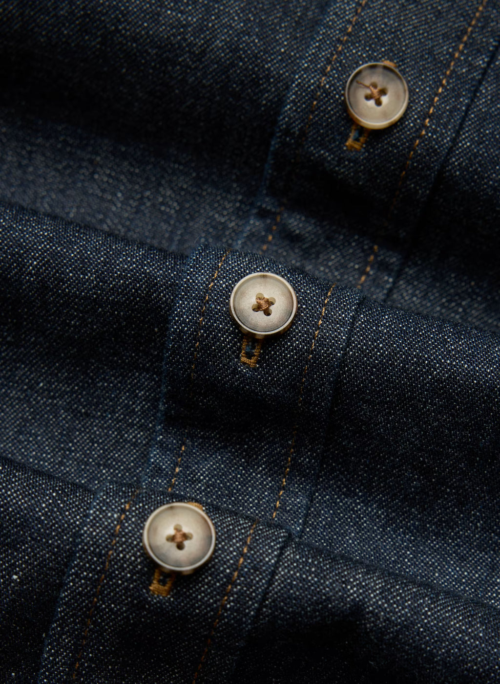 Oversized Hemp Blend Denim Shirt - Indigo