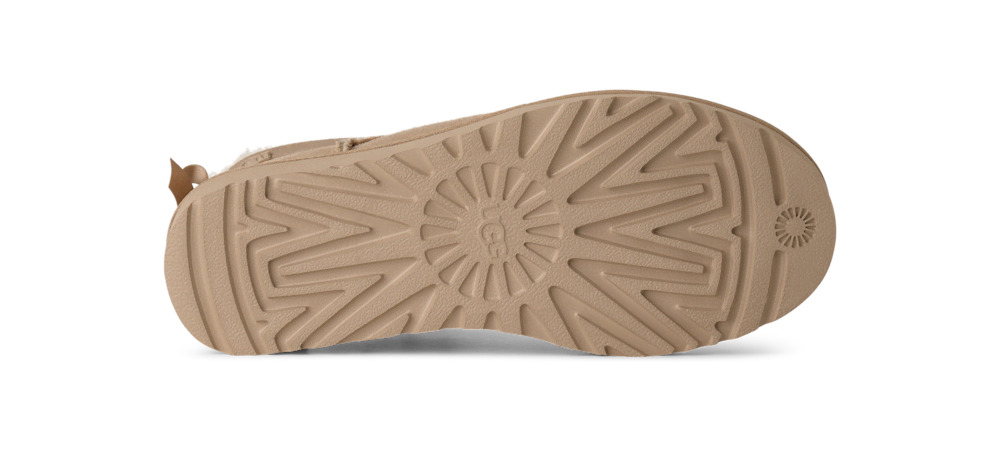 Women's Ultra-Short Suede Bow Boot - Sand