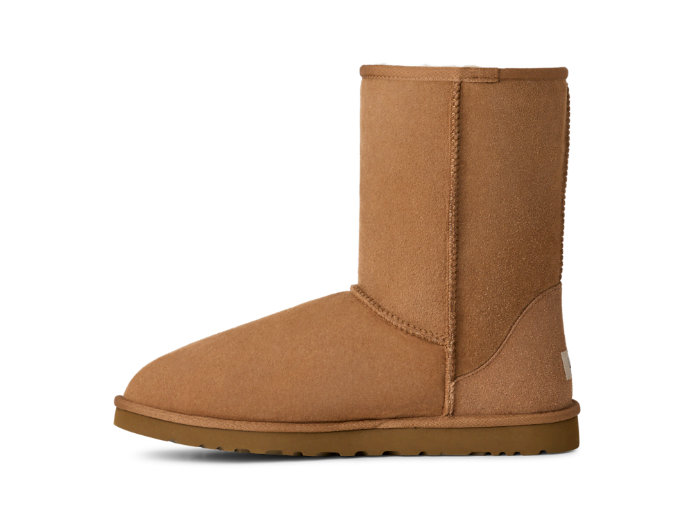 Men's Sheepskin Short Boot - Chestnut