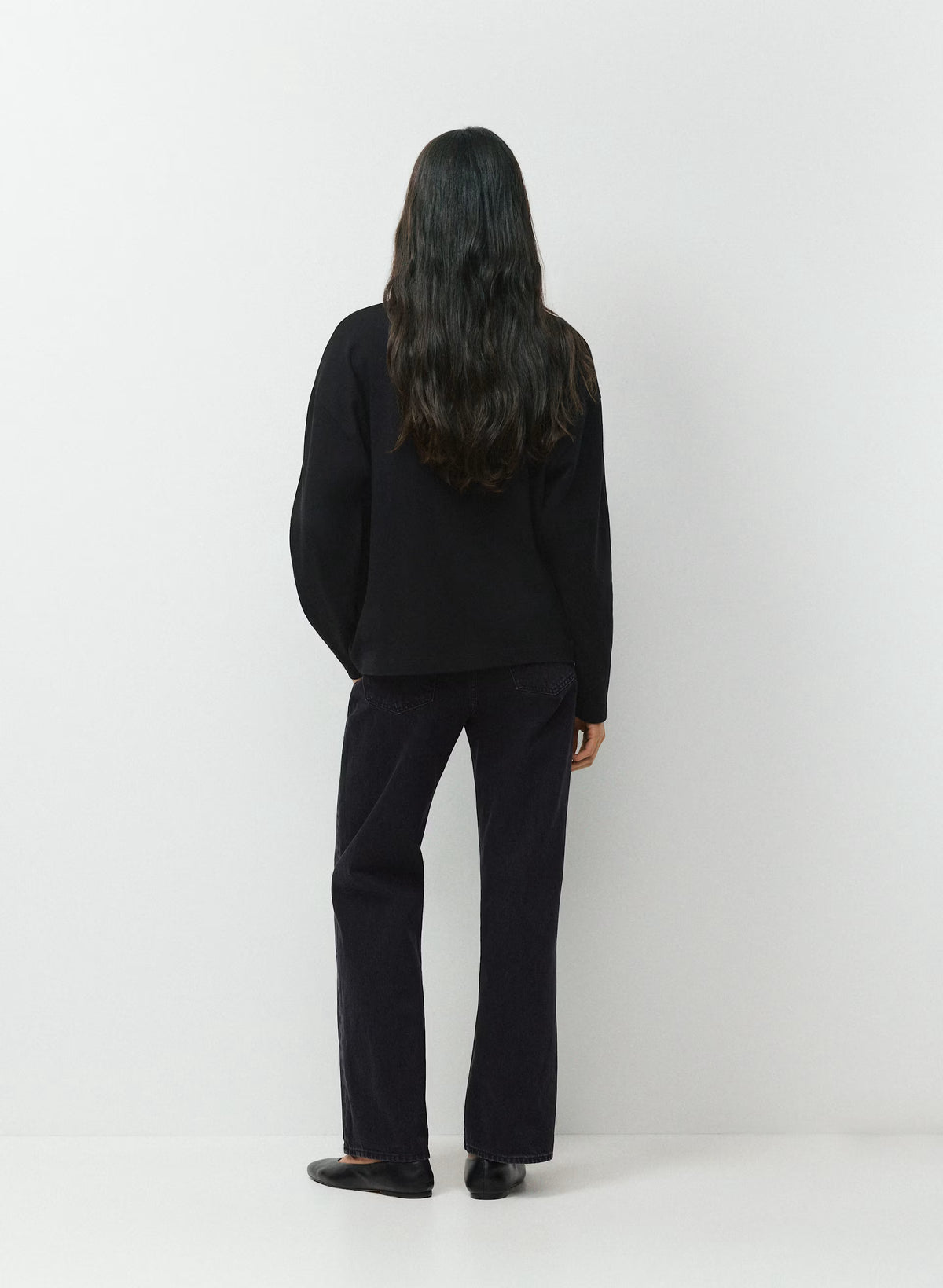 Low-Rise Wide-Leg Jeans - Dark Blue