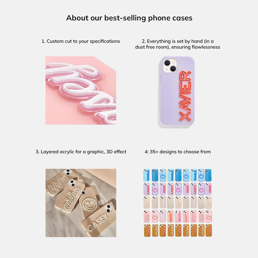 Personalized Smartphone Case - Beige Pearl