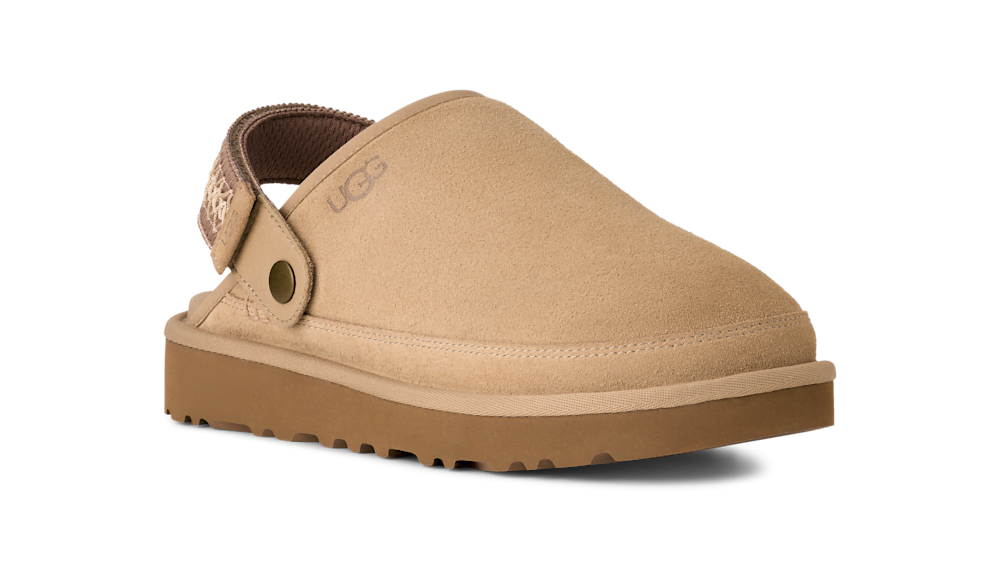 Men's Suede Convertible Heel-Strap Clog