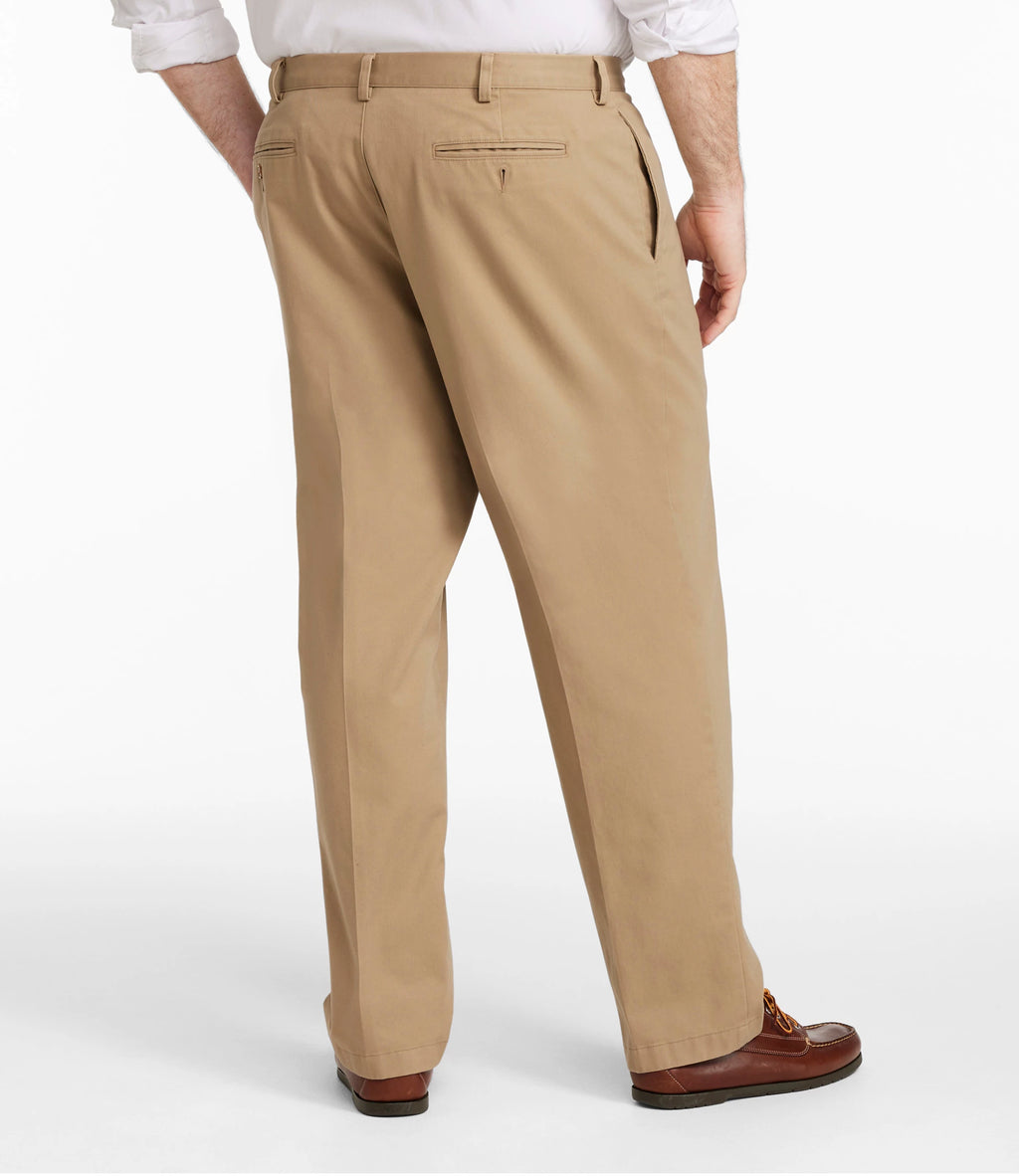 Men's Wrinkle-Resistant Cotton Chino Pants - Khaki