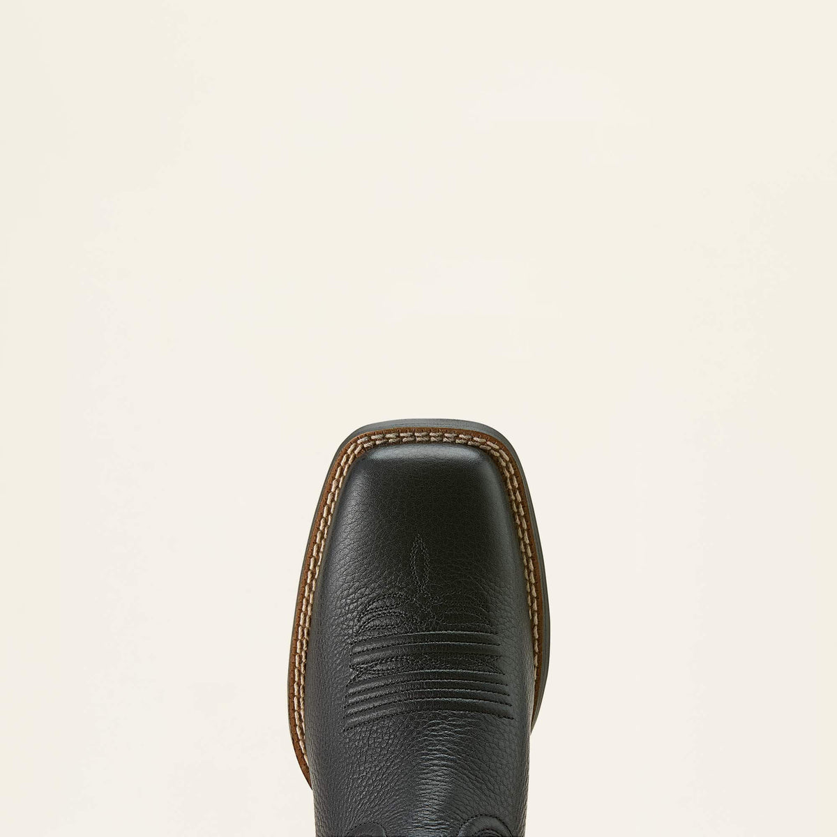 Women's Leather Wide Square Toe Western Boot