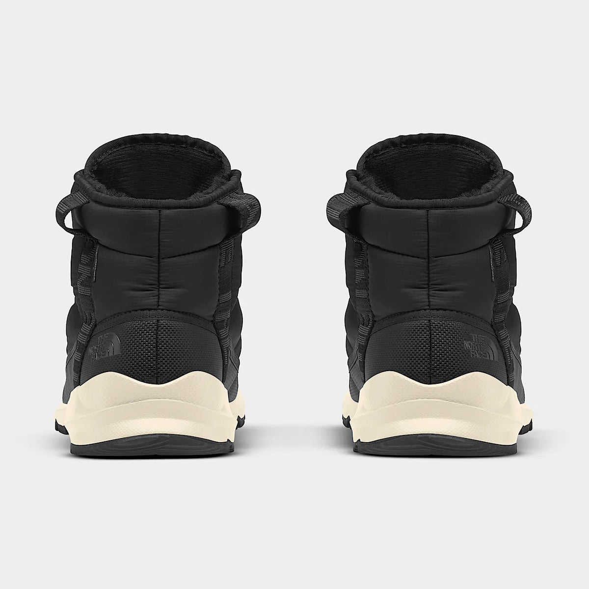 Women's Waterproof Lace-Up Snow Boots - Black