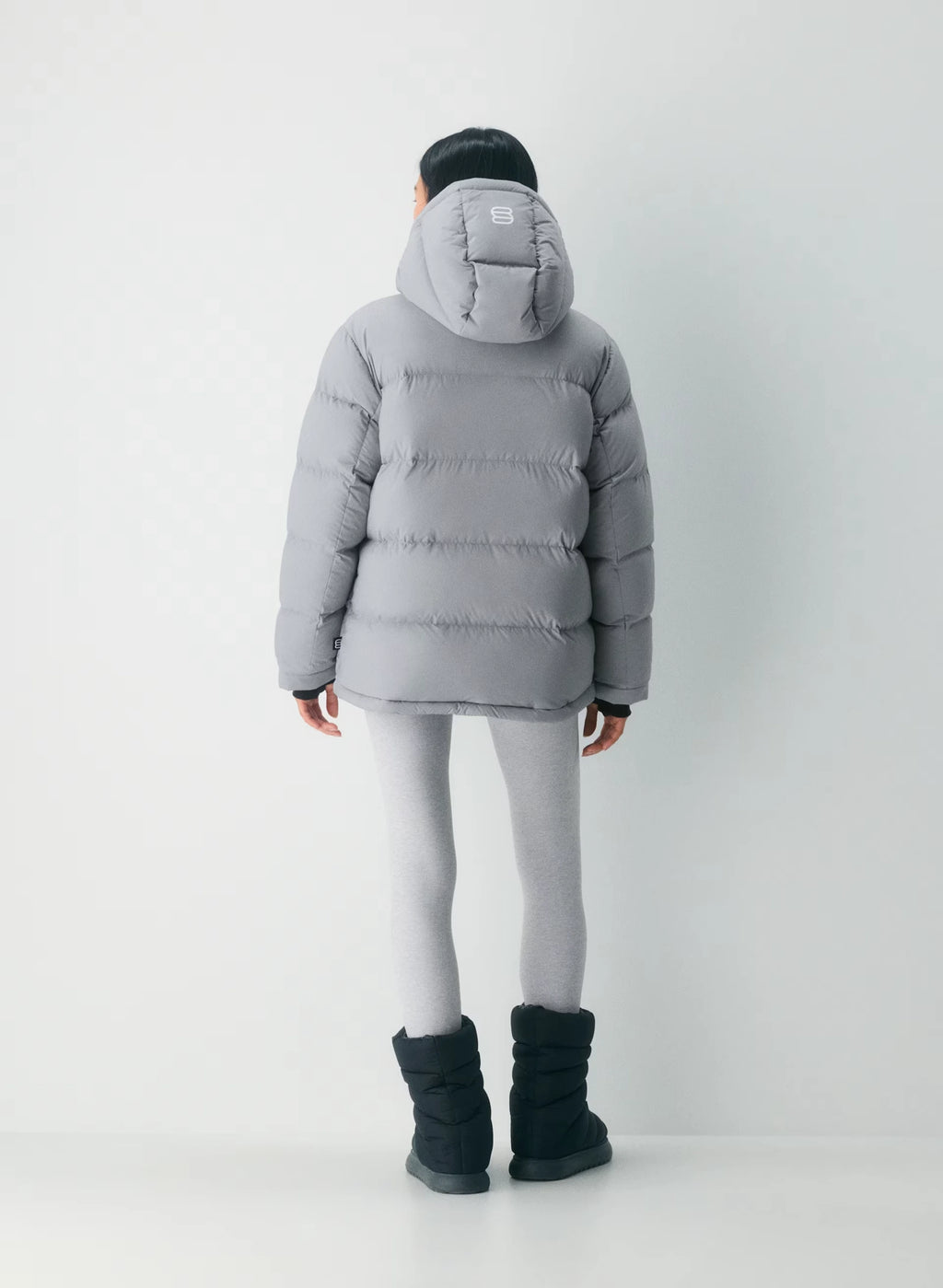 Long Down Puffer Jacket - Blue