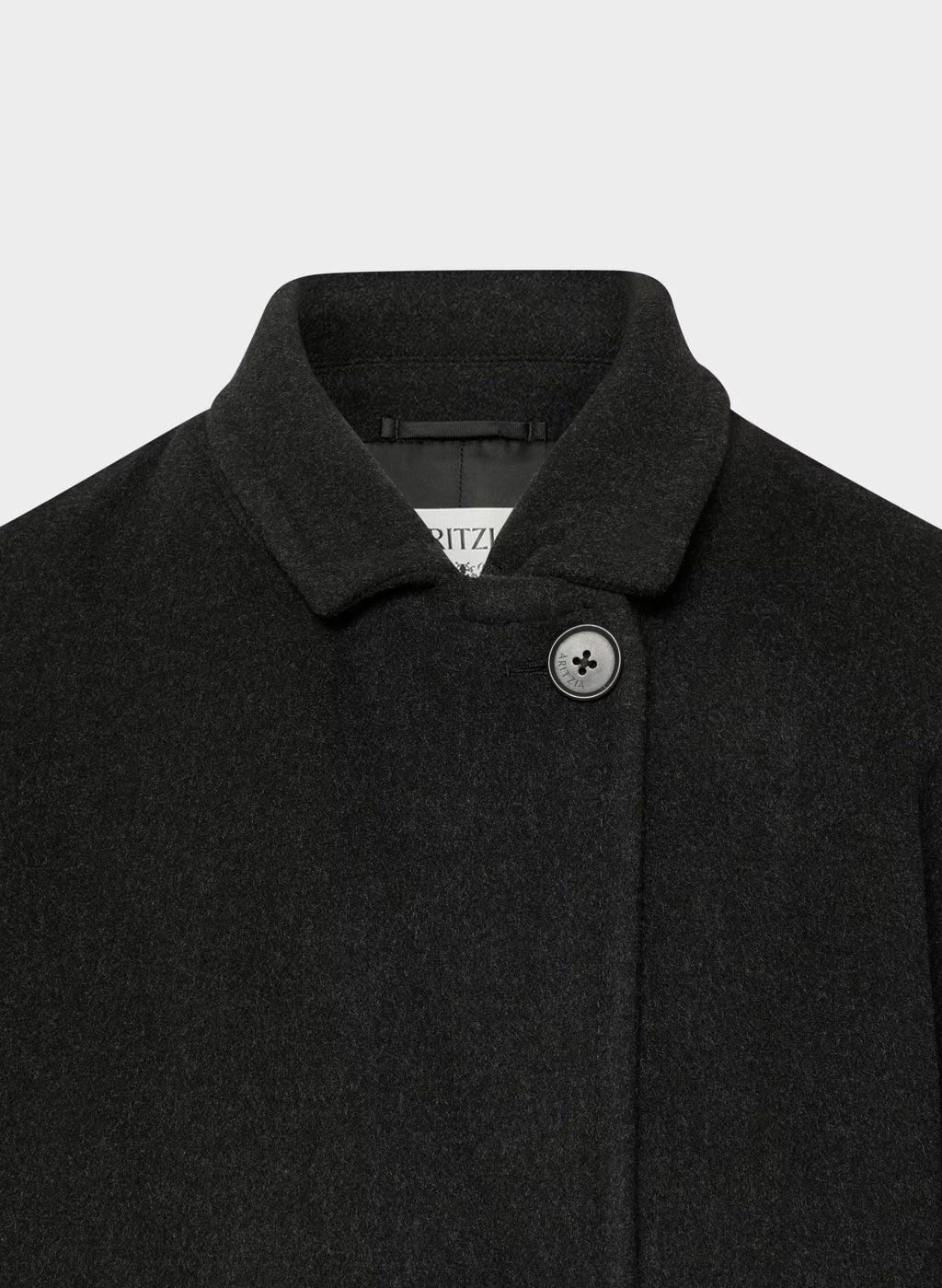 Double-Breasted Wool Cashmere Coat - Herringbone