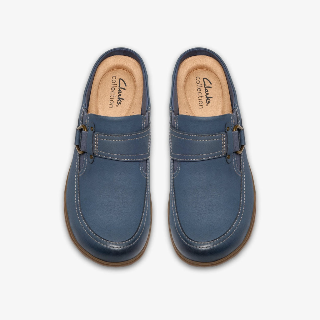 Nubuck Slip-On Casual Shoe - Denim Blue
