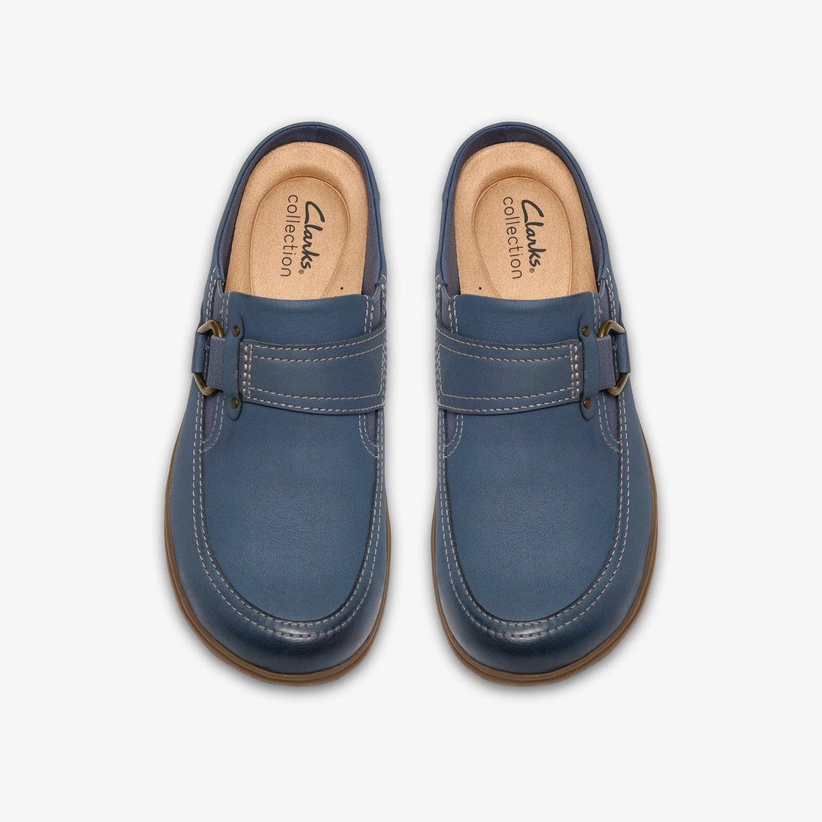 Nubuck Slip-On Casual Shoe - Denim Blue