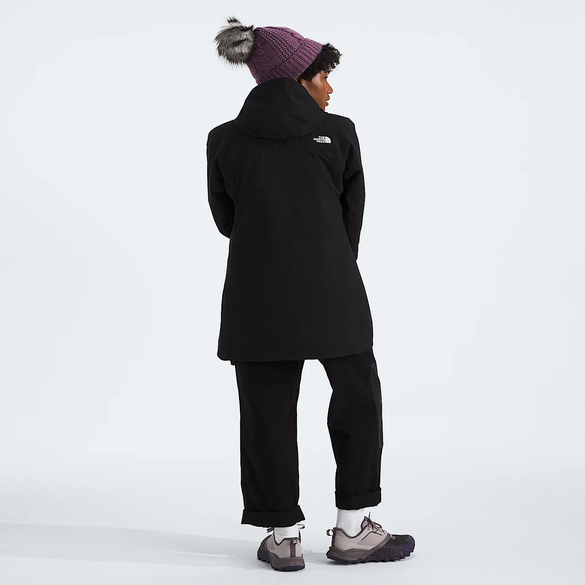 Women's 3-In-1 Hooded Parka - Black