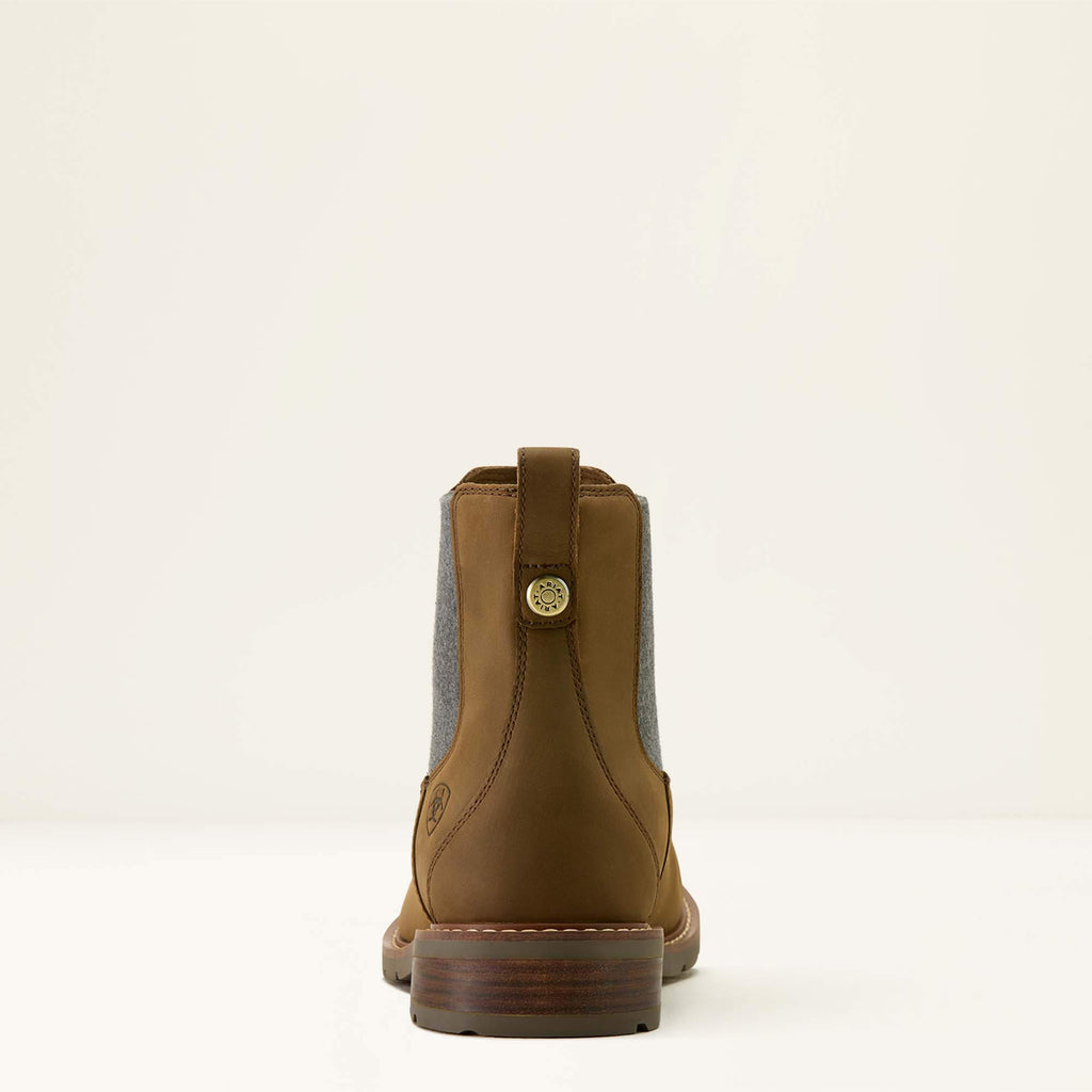 Waterproof Leather Chelsea Boot - Brown