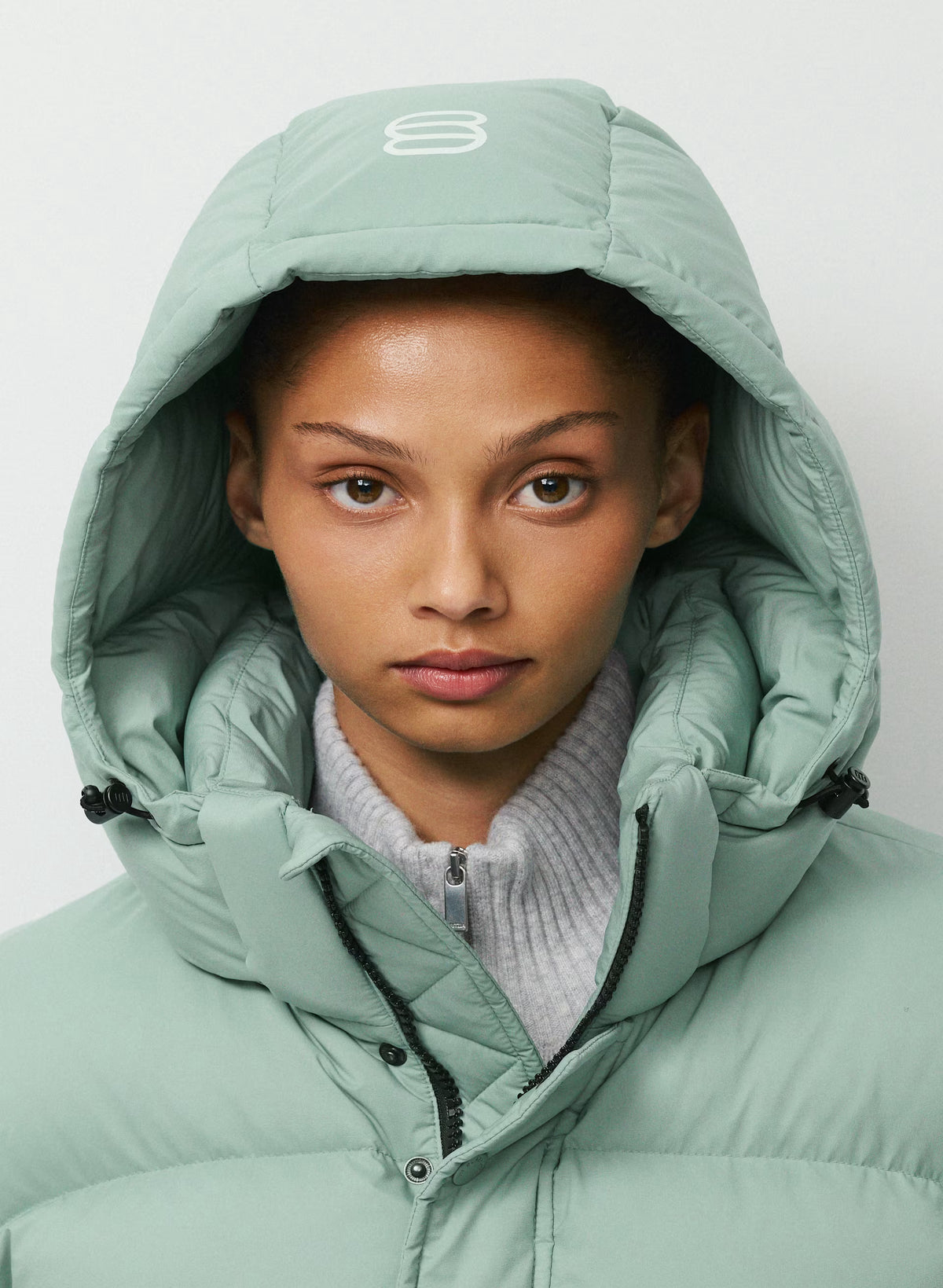 Short Down Puffer Jacket - Blue