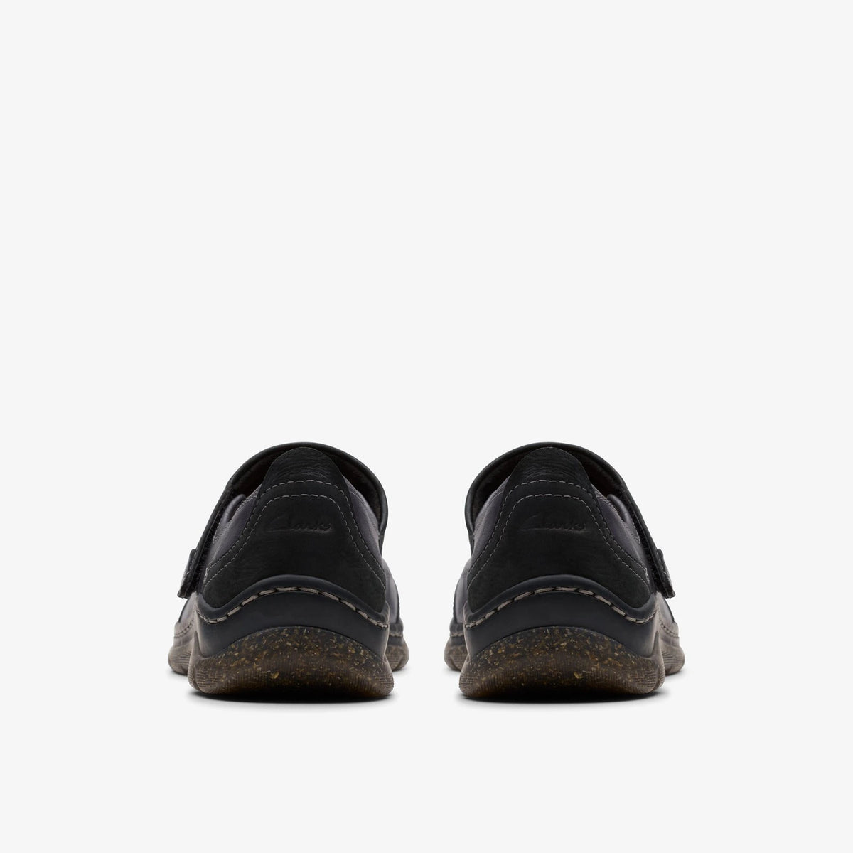 Women's Leather Mary Jane Flat - Black